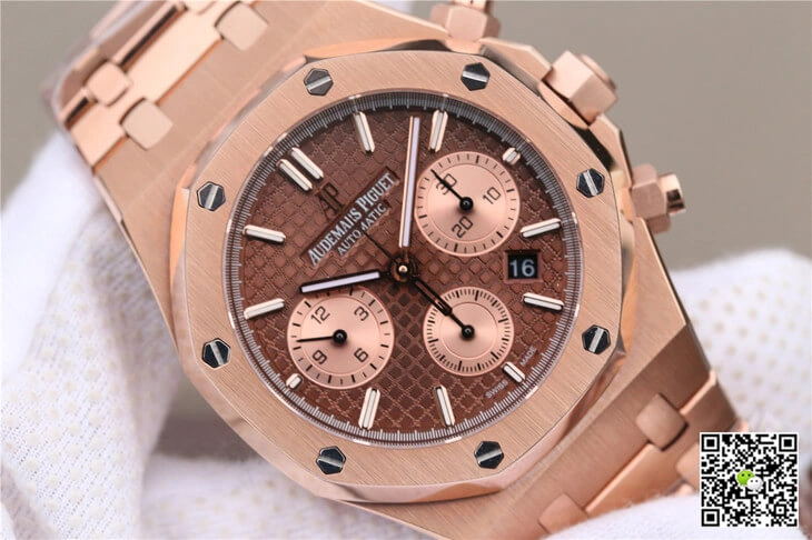 Audemars Piguet Royal Oak Chronograph 26331OR.OO.1220OR.02 OM Factory 1:1 Best Edition Replica Watch Brown Dial